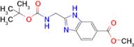 Methyl 2-(((tert-butoxycarbonyl)amino)methyl)-1H-benzo[d]imidazole-6-carboxylate