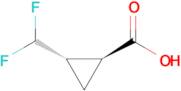 (1S,2S)-2-(Difluoromethyl)cyclopropanecarboxylic acid