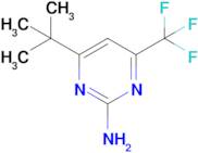 4-(1,1-Dimethylethyl)-6-(trifluoromethyl)-2-pyrimidinamine