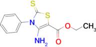 Ethyl 4-amino-3-phenyl-2-thioxo-2,3-dihydrothiazole-5-carboxylate