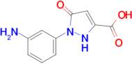 1-(3-aminophenyl)-5-oxo-2,5-dihydro-1H-pyrazole-3-carboxylic acid