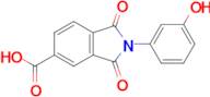 2-(3-Hydroxyphenyl)-1,3-dioxoisoindoline-5-carboxylic acid
