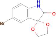 5-Bromospiro[indoline-3,2'-[1,3]dioxolan]-2-one