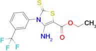 Ethyl 4-amino-2-thioxo-3-(3-(trifluoromethyl)phenyl)-2,3-dihydrothiazole-5-carboxylate