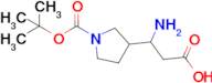 3-Amino-3-(1-(tert-butoxycarbonyl)pyrrolidin-3-yl)propanoic acid