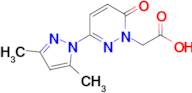 2-(3-(3,5-Dimethyl-1H-pyrazol-1-yl)-6-oxopyridazin-1(6H)-yl)acetic acid