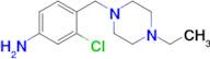 3-Chloro-4-((4-ethylpiperazin-1-yl)methyl)aniline