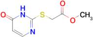 methyl 2-[(6-oxo-1,6-dihydropyrimidin-2-yl)sulfanyl]acetate