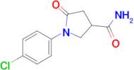 1-(4-Chlorophenyl)-5-oxopyrrolidine-3-carboxamide