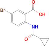 5-Bromo-2-(cyclopropanecarboxamido)benzoic acid