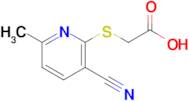 2-((3-Cyano-6-methylpyridin-2-yl)thio)acetic acid