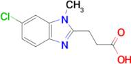 3-(6-Chloro-1-methyl-1H-benzo[d]imidazol-2-yl)propanoic acid