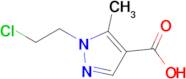 1-(2-Chloroethyl)-5-methyl-1H-pyrazole-4-carboxylic acid