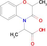 2-(2-Methyl-3-oxo-2,3-dihydro-4H-benzo[b][1,4]oxazin-4-yl)propanoic acid