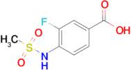 3-Fluoro-4-(methylsulfonamido)benzoic acid