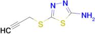 5-(2-Propyn-1-ylthio)-1,3,4-thiadiazol-2-amine