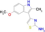 4-(5-Methoxy-2-methyl-1H-indol-3-yl)-2-thiazolamine