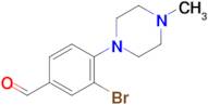 3-Bromo-4-(4-methylpiperazin-1-yl)benzaldehyde
