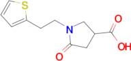 5-Oxo-1-(2-(thiophen-2-yl)ethyl)pyrrolidine-3-carboxylic acid