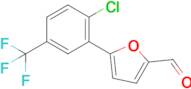 5-(2-Chloro-5-(trifluoromethyl)phenyl)furan-2-carbaldehyde