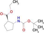 Ethyl (1R,2R)-2-((tert-butoxycarbonyl)amino)cyclopentane-1-carboxylate