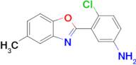 4-Chloro-3-(5-methylbenzo[d]oxazol-2-yl)aniline