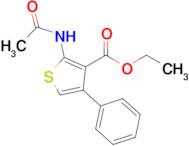 Ethyl 2-acetamido-4-phenylthiophene-3-carboxylate