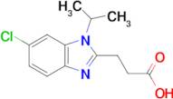 3-(6-Chloro-1-isopropyl-1H-benzo[d]imidazol-2-yl)propanoic acid