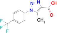 5-Methyl-1-(4-(trifluoromethyl)phenyl)-1H-1,2,3-triazole-4-carboxylic acid