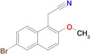 2-(6-Bromo-2-methoxynaphthalen-1-yl)acetonitrile