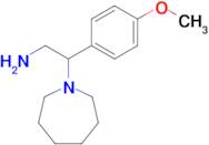 2-(Azepan-1-yl)-2-(4-methoxyphenyl)ethan-1-amine