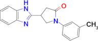 4-(1H-benzo[d]imidazol-2-yl)-1-(m-tolyl)pyrrolidin-2-one