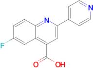 6-Fluoro-2-(pyridin-4-yl)quinoline-4-carboxylic acid