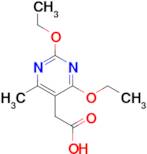 2-(2,4-Diethoxy-6-methylpyrimidin-5-yl)acetic acid