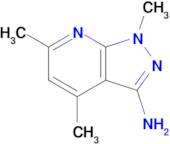 1,4,6-Trimethyl-1H-pyrazolo[3,4-b]pyridin-3-amine