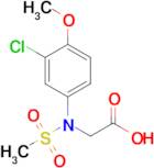 N-(3-chloro-4-methoxyphenyl)-N-(methylsulfonyl)glycine