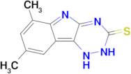 6,8-dimethyl-1H,2H,3H-[1,2,4]triazino[5,6-b]indole-3-thione