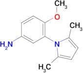 3-(2,5-Dimethyl-1H-pyrrol-1-yl)-4-methoxyaniline