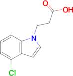 3-(4-Chloro-1H-indol-1-yl)propanoic acid