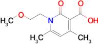 1-(2-Methoxyethyl)-4,6-dimethyl-2-oxo-1,2-dihydropyridine-3-carboxylic acid