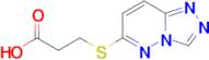 3-([1,2,4]Triazolo[4,3-b]pyridazin-6-ylthio)propanoic acid