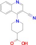 1-(3-Cyanoquinolin-4-yl)piperidine-4-carboxylic acid