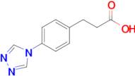 3-(4-(4H-1,2,4-triazol-4-yl)phenyl)propanoic acid