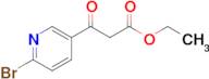Ethyl 3-(6-bromopyridin-3-yl)-3-oxopropanoate