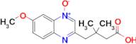 3-(3-Carboxy-2,2-dimethylpropyl)-7-methoxyquinoxaline 1-oxide