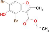 Ethyl 4,6-dibromo-5-hydroxy-2-methylbenzofuran-3-carboxylate