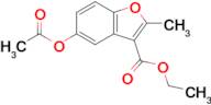 Ethyl 5-acetoxy-2-methylbenzofuran-3-carboxylate