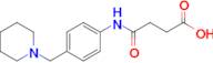 4-Oxo-4-((4-(piperidin-1-ylmethyl)phenyl)amino)butanoic acid