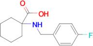 1-((4-Fluorobenzyl)amino)cyclohexane-1-carboxylic acid