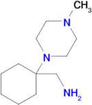 (1-(4-Methylpiperazin-1-yl)cyclohexyl)methanamine